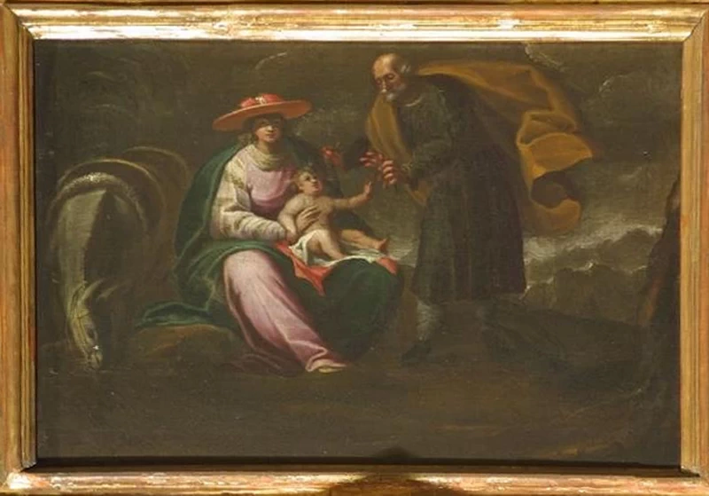 123-Riposo in Egitto - Mortara, Pavia - attribuito 